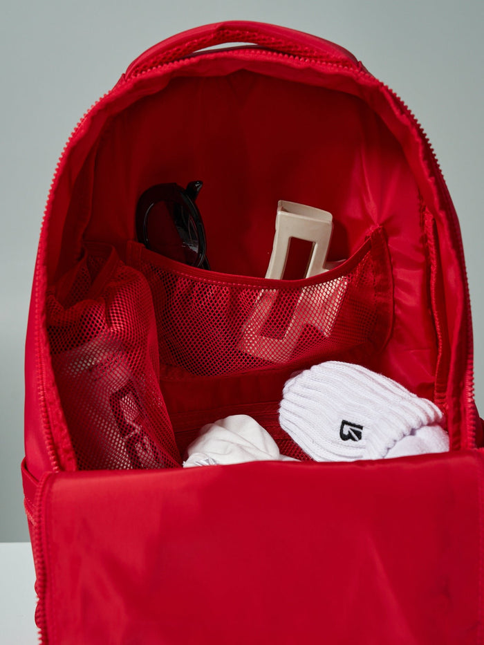Game Changer Backpack - Lipstick Red