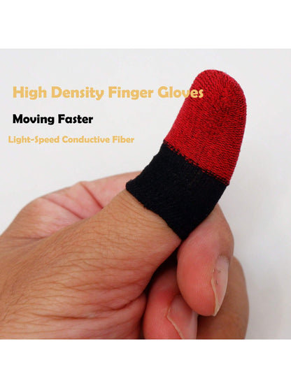 Game Controller Mobile Game Triggers For P UBG/Knives Out/COD/Rules Of Survival Double Click With 4 Fiber Sensitive Finger Gloves For All IPhone, IPad,Android Phone,And Most Smartphone Gifts For Famil