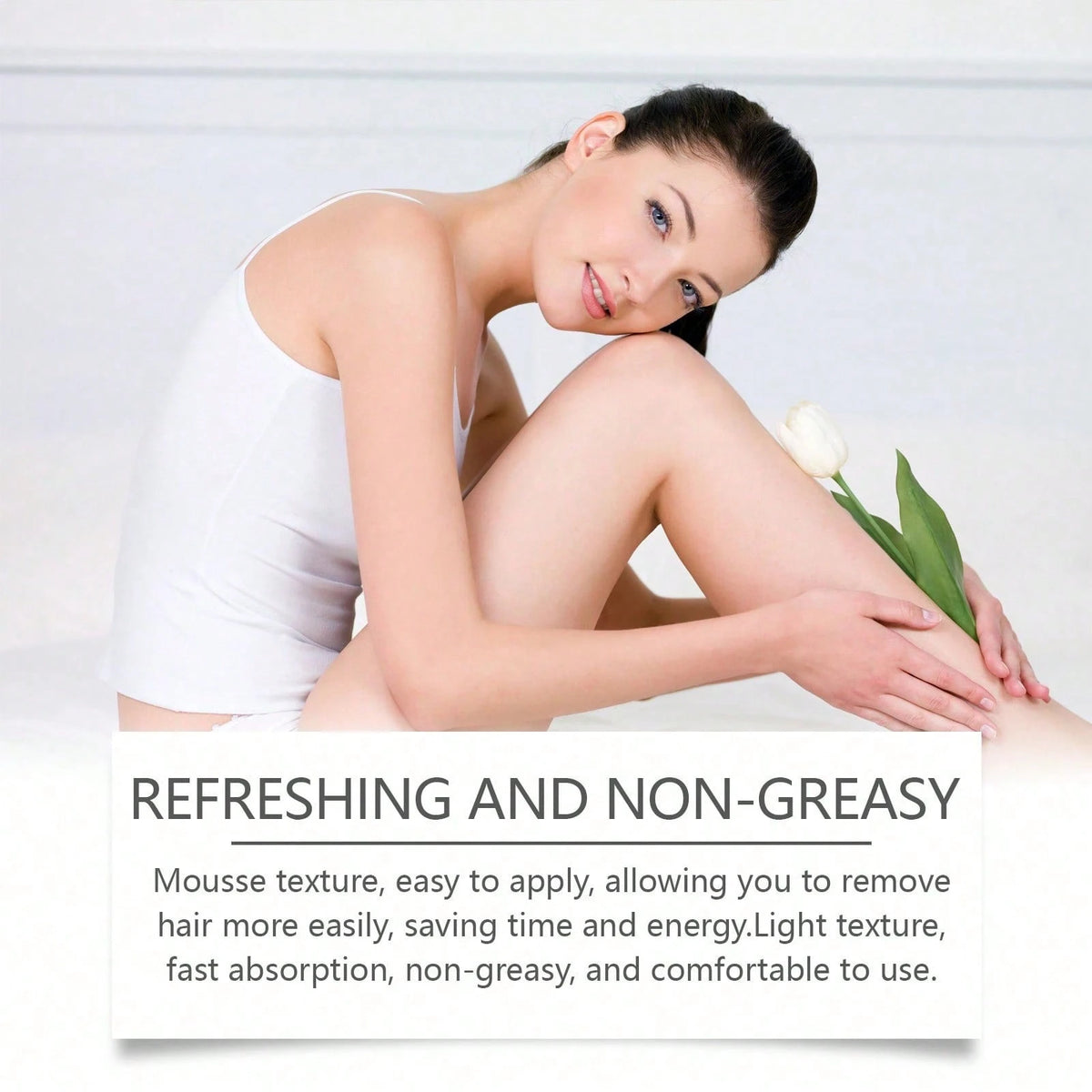Gentle Depilatory Mousse, Gentle Depilatory Body Hair Removal Refreshing Silky Skin Care Foam Mousse