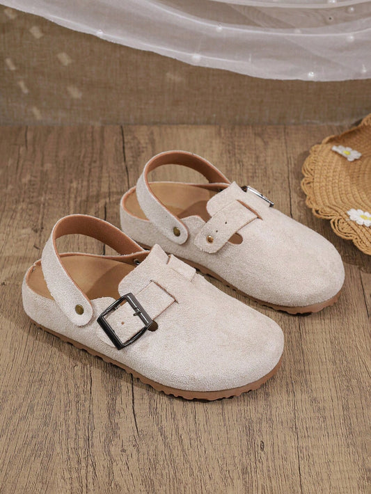 Girls/Kids Casual Retro Slip-On Flat Shoes, Fashionable For All Seasons