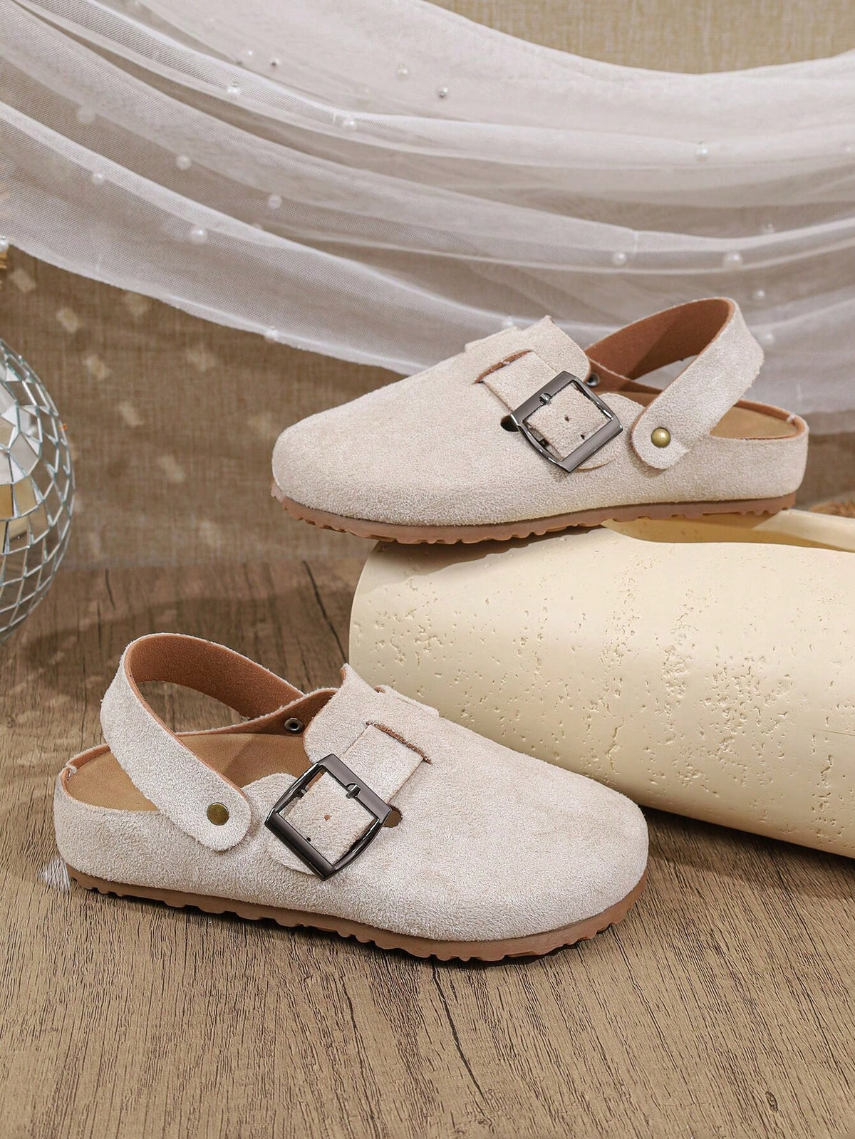 Girls/Kids Casual Retro Slip-On Flat Shoes, Fashionable For All Seasons