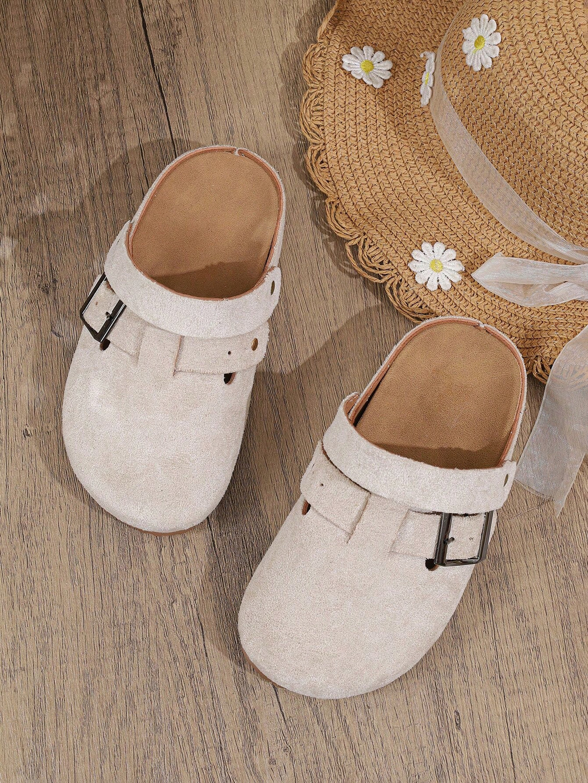 Girls/Kids Casual Retro Slip-On Flat Shoes, Fashionable For All Seasons