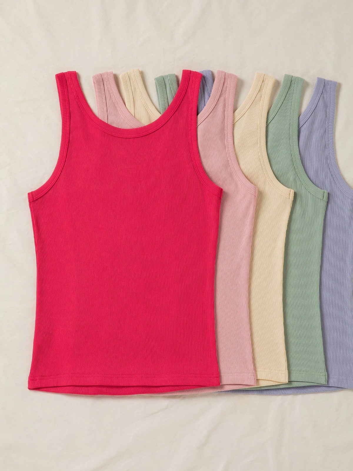 GlowEve Women's Casual Versatile Solid Color Summer Tank Top, For Spring