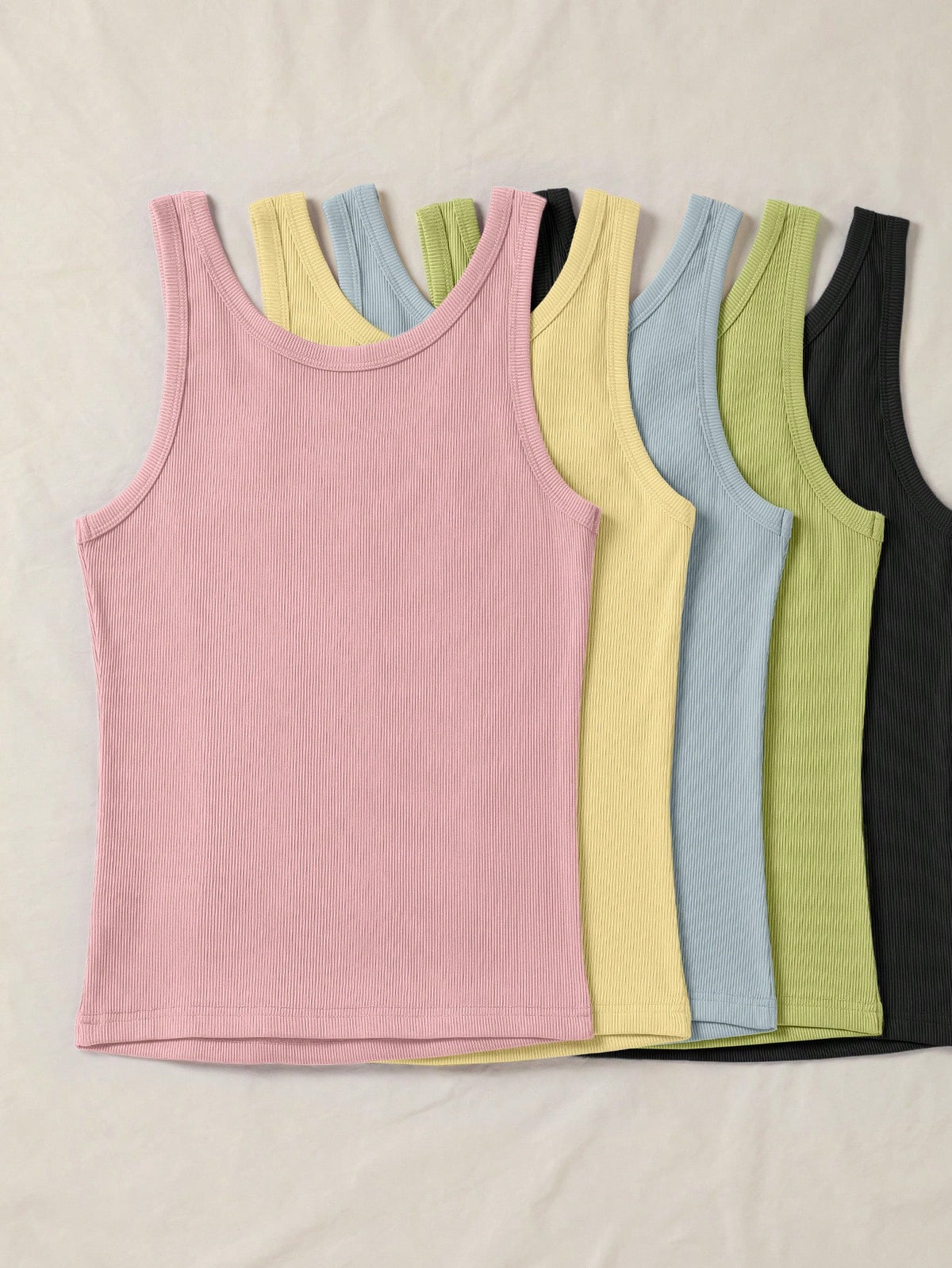 GlowEve Women's Casual Versatile Solid Color Summer Tank Top, For Spring