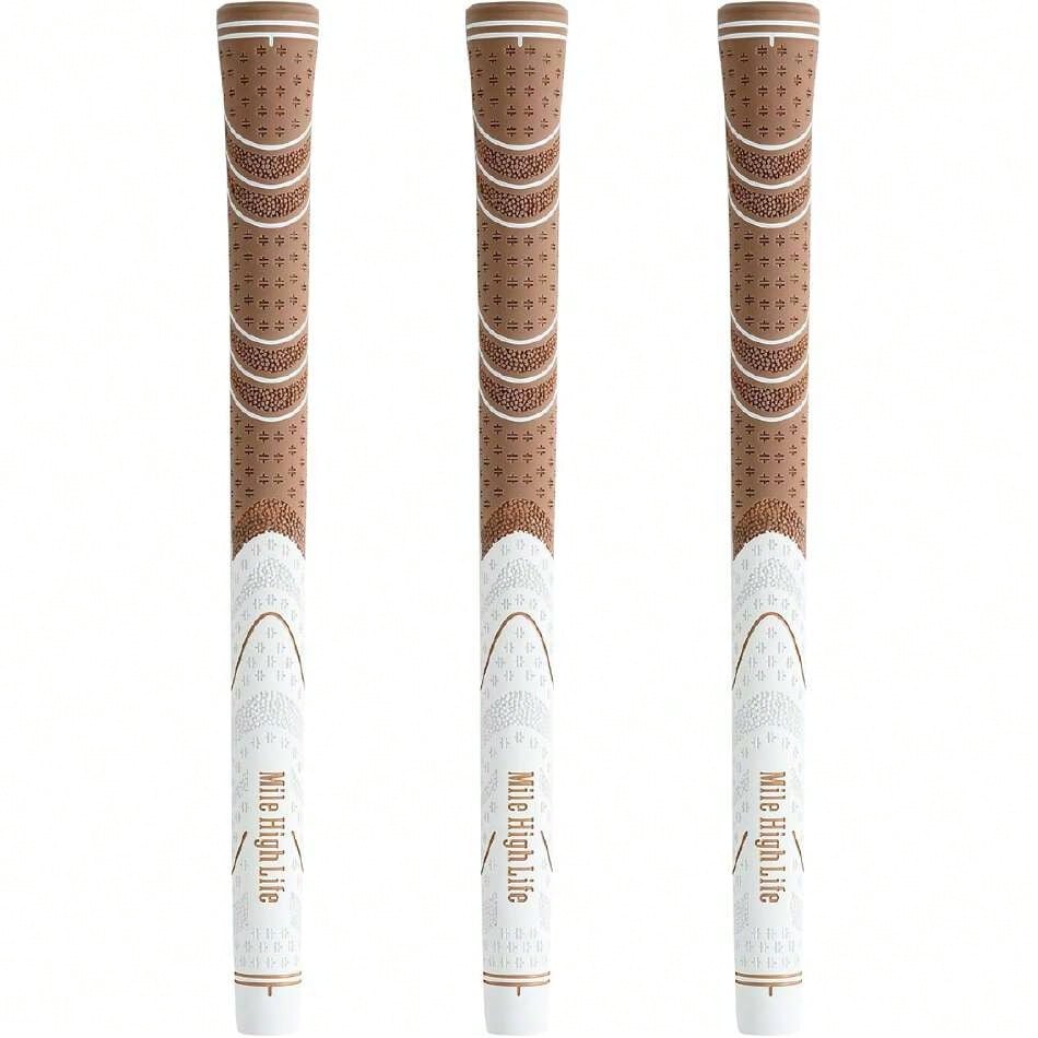 Golf Grips 13 Pack/ 3 Pack- All-Weather Soft Rubber Golf Club Grips- High Shock Absorption, Enhanced Traction- Standard, Midsize & Jumbo Size (Core 0.58"-0.61"),45719718
