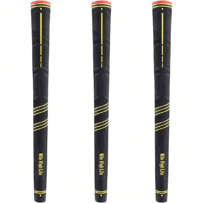 Golf Grips 13 Pack/ 3 Pack- All-Weather Soft Rubber Golf Club Grips- High Shock Absorption, Enhanced Traction- Standard, Midsize & Jumbo Size (Core 0.58"-0.61"),45719718