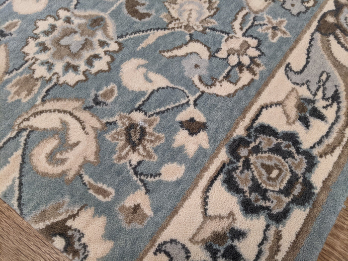 Nourison Stair Runner Grand Parterre  PT01-Lt Blue Stair Runner 30in and 41in Sold By the Foot