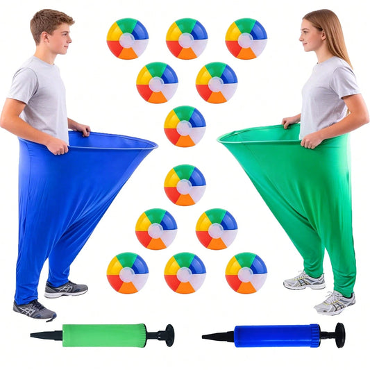 Grandma Pants Backyard Games With Bouncy Balls: Fun Inflatable Outdoor Party Games, Interactive Team Games For Adults And Children, Suitable For Backyard Lawns, Beaches, Carnivals, Family Gatherings