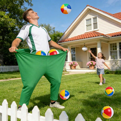 Grandma Pants Backyard Games With Bouncy Balls: Fun Inflatable Outdoor Party Games, Interactive Team Games For Adults And Children, Suitable For Backyard Lawns, Beaches, Carnivals, Family Gatherings