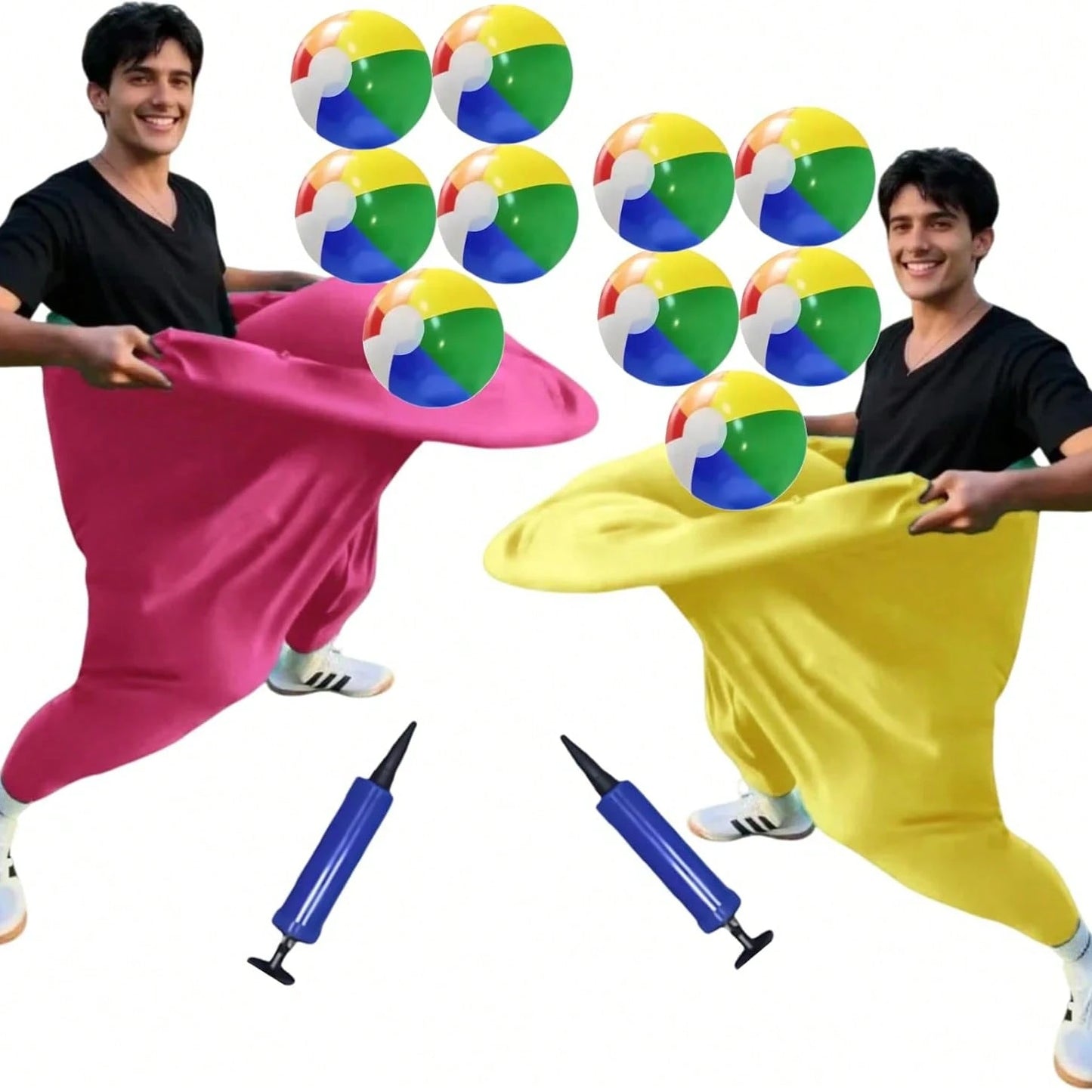 Grandma Pants Garden Games, Grandma Pants Outdoor Party Games, Grandma Pants Outdoor Games (With Bouncy Balls), Fun Inflatable Party Games, And Adult Garden Games Suitable For Group Participation
