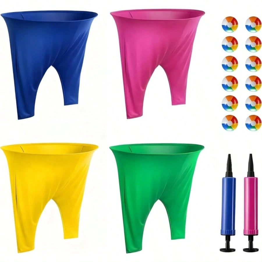 Grandma Pants Garden Games, Grandma Pants Outdoor Party Games, Grandma Pants Outdoor Games (With Bouncy Balls), Fun Inflatable Party Games, And Adult Garden Games Suitable For Group Participation