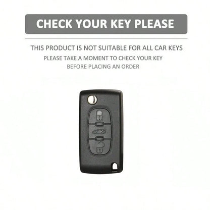 Grey TPU 3 Buttons Car Remote Key Case Cover For C2 C3 C4 C5 C6 C8 For Peugeot 107 207 307 307S 308 407 607