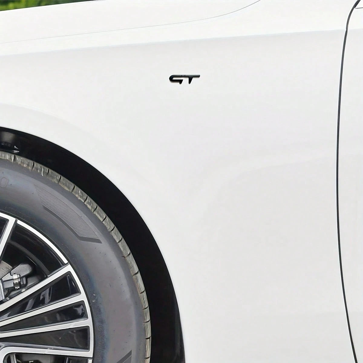 GT Metal Car Emblem Sticker- Suitable For Trunk, Rear, Side Body Badge Decal, Exterior Decorative Accessories For Most Vehicles