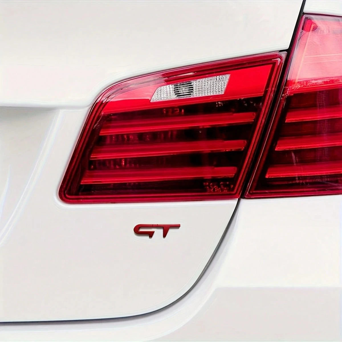 GT Metal Car Emblem Sticker- Suitable For Trunk, Rear, Side Body Badge Decal, Exterior Decorative Accessories For Most Vehicles