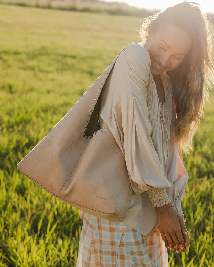Hailey Suedette Shoulder Bag