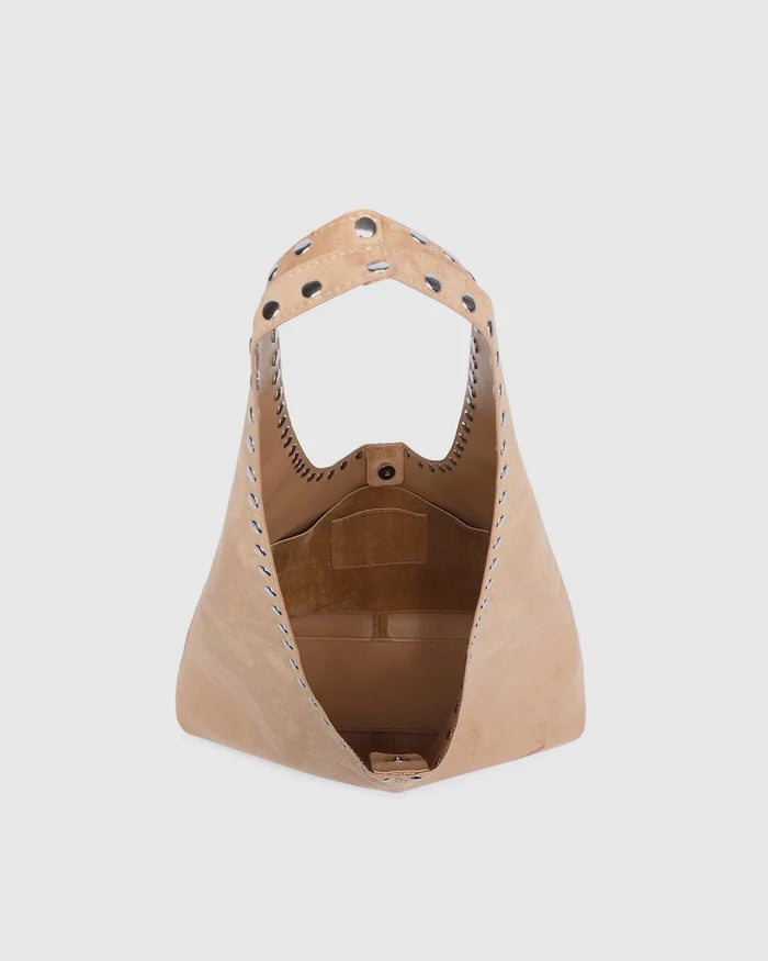Hailey Suedette Shoulder Bag