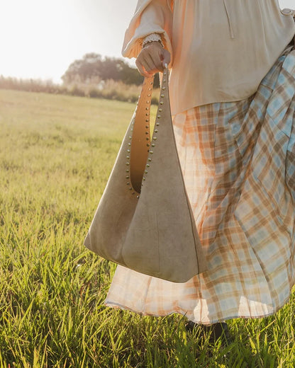 Hailey Suedette Shoulder Bag
