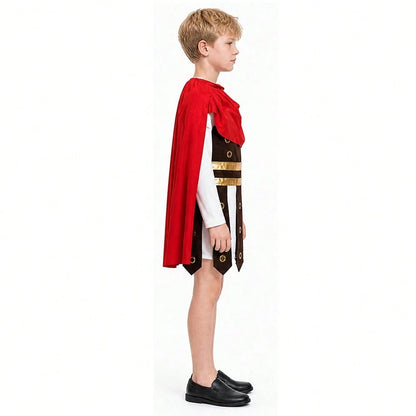 Halloween Cosplay Costumes For Children Unisex Roman Warrior Costumes Ancient Roman Empire Soldier Party Costumes Halloween