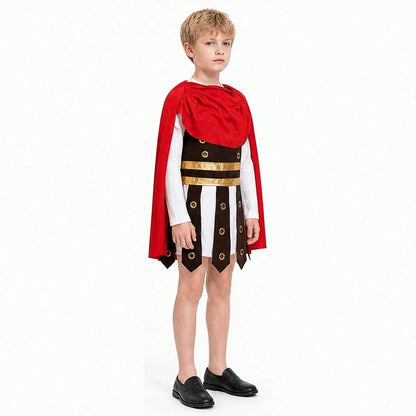 Halloween Cosplay Costumes For Children Unisex Roman Warrior Costumes Ancient Roman Empire Soldier Party Costumes Halloween