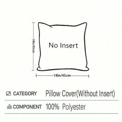 Halloween Pillowcase Cute Ghost Throw Pillow Cover 18x18 Inch 2pcs Set Soft Plush Faux Fur Autumn Decor Sofa Bed Porch Living Room Cushion Cover