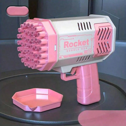 Handheld Automatic Bubble Blower Toy, Electric Bubble Gun Launcher For Kids, Bubble Machine [No Batteries, No Bubble Solution]