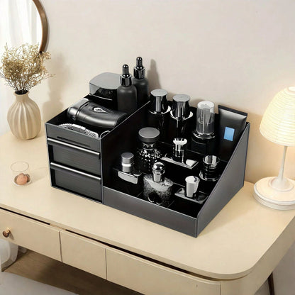 Handy Desktop Makeup Organizer With Drawers – Space-Saving Cosmetic Storage For Daily Skincare & Toiletries,It Is The Top Choice For High-End, Refined And Successful Individuals. It Is A Must-Have Gif