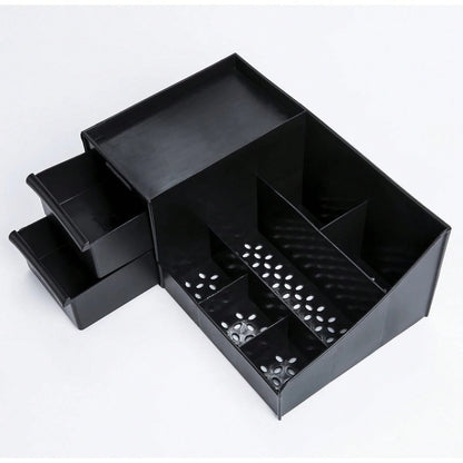 Handy Desktop Makeup Organizer With Drawers – Space-Saving Cosmetic Storage For Daily Skincare & Toiletries,It Is The Top Choice For High-End, Refined And Successful Individuals. It Is A Must-Have Gif