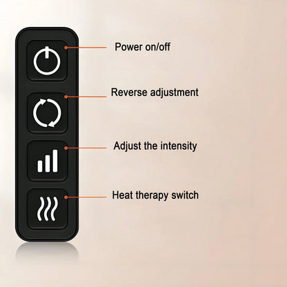 HanTai Electric Neck Massager, Neck And Back Massager With Heat, Massage Pillow For Back, Shoulder, Muscle Pain Relief, Ideal Fits For Parents