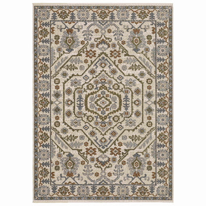 Oriental Weavers Area Rugs Hastings Area Rugs HA02i Beige-Beige in Many Sizes