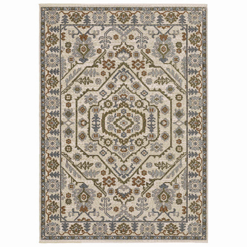 Oriental Weavers Area Rugs Hastings Area Rugs HA02i Beige-Beige in Many Sizes