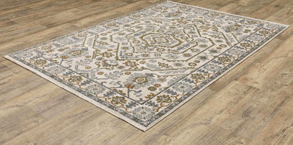 Oriental Weavers Area Rugs Hastings Area Rugs HA02i Beige-Beige in Many Sizes