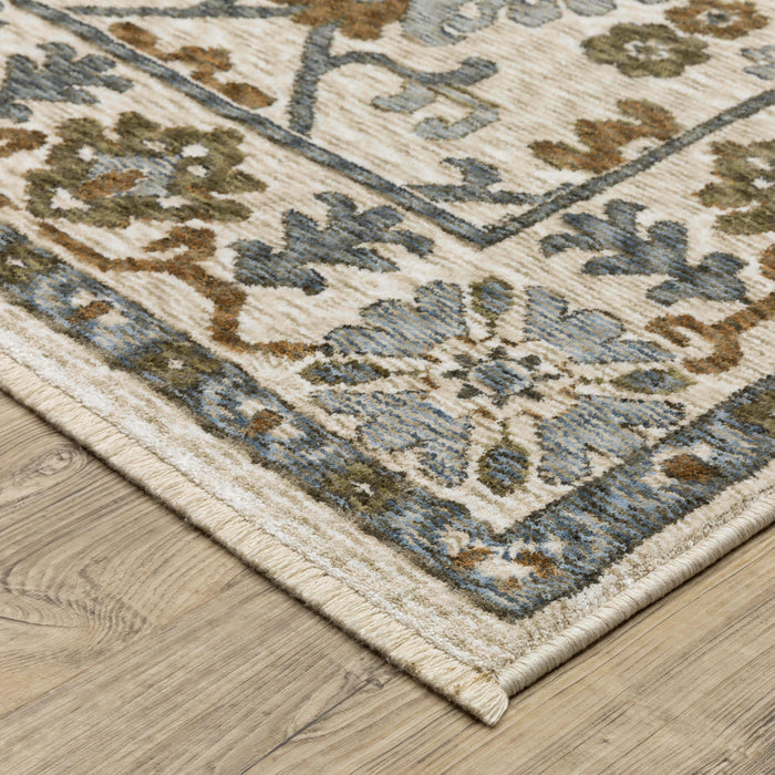Oriental Weavers Area Rugs Hastings Area Rugs HA02i Beige-Beige in Many Sizes