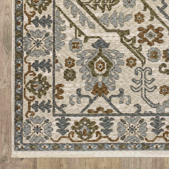 Oriental Weavers Area Rugs Hastings Area Rugs HA02i Beige-Beige in Many Sizes