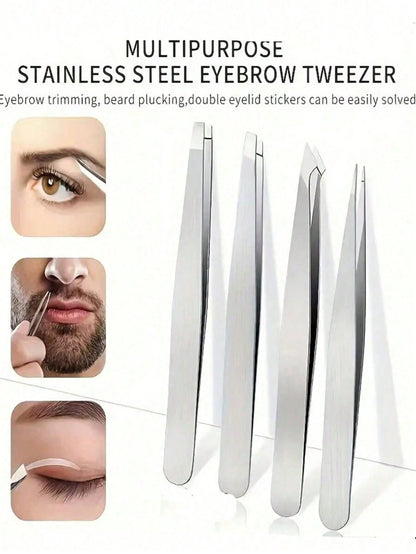 Haus Hana Tweezers For Hair Removal Professional Tweezers Set Mini Tweezers For Travel Tweezers For Facial Hair Eyebrow Shaping Precision Tweezers Tweezers Best Tweezers For Sensitive Skin