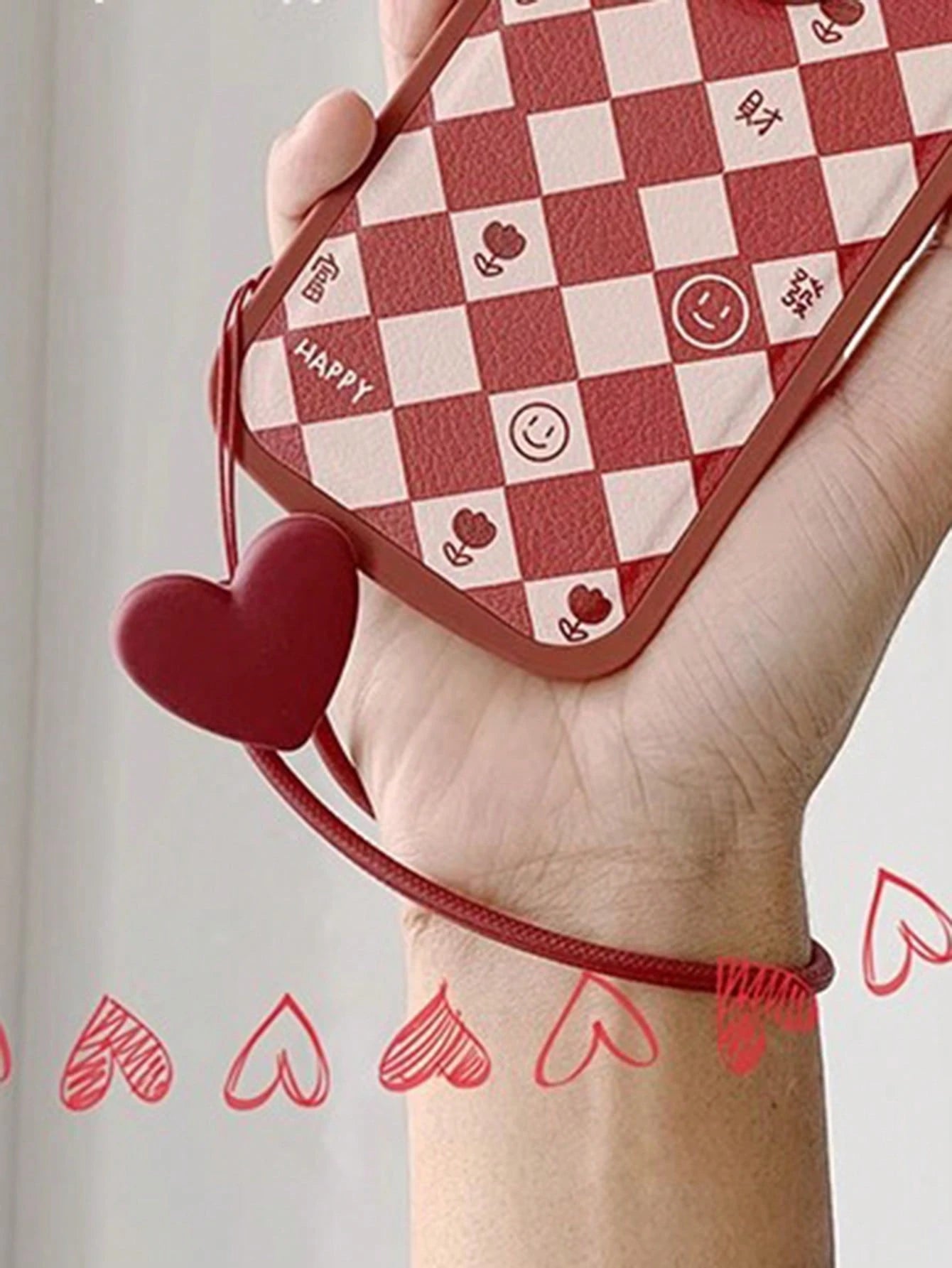 Heart Shaped Silicone Minimalist Luxury Niche Casual Versatile Phone Lanyard Gifts For Mother, Family, Friends, Birthday, Holiday Phone Charm, Phone Chain