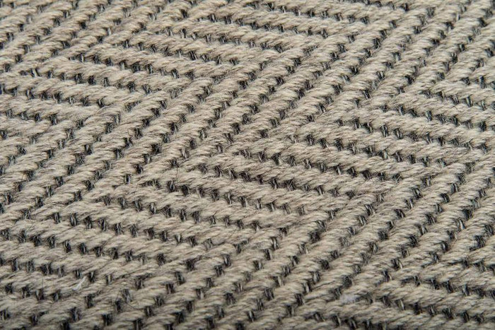 RugDepot Stair Runner Heatherly Gabardine Black Wool Herringbone Stair Runner in 54 Unique Sizes