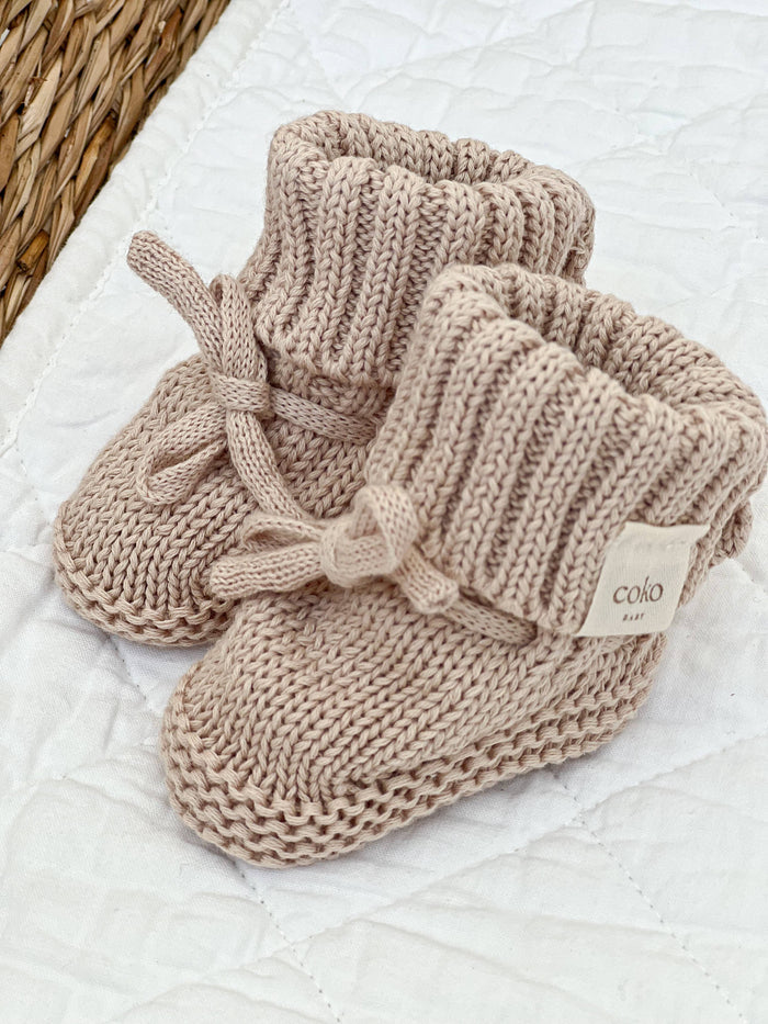 Heirloom Booties - Oat