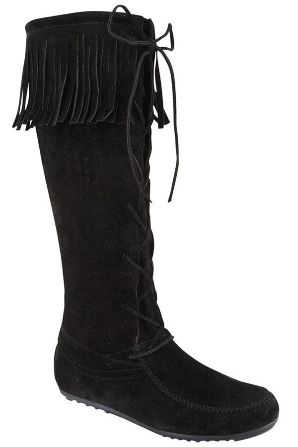 High Boots with Fringe