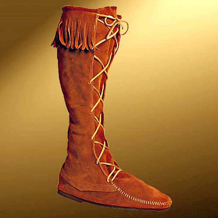 High Boots with Fringe