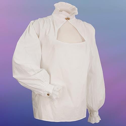 High Collared Elizabethan Blouse