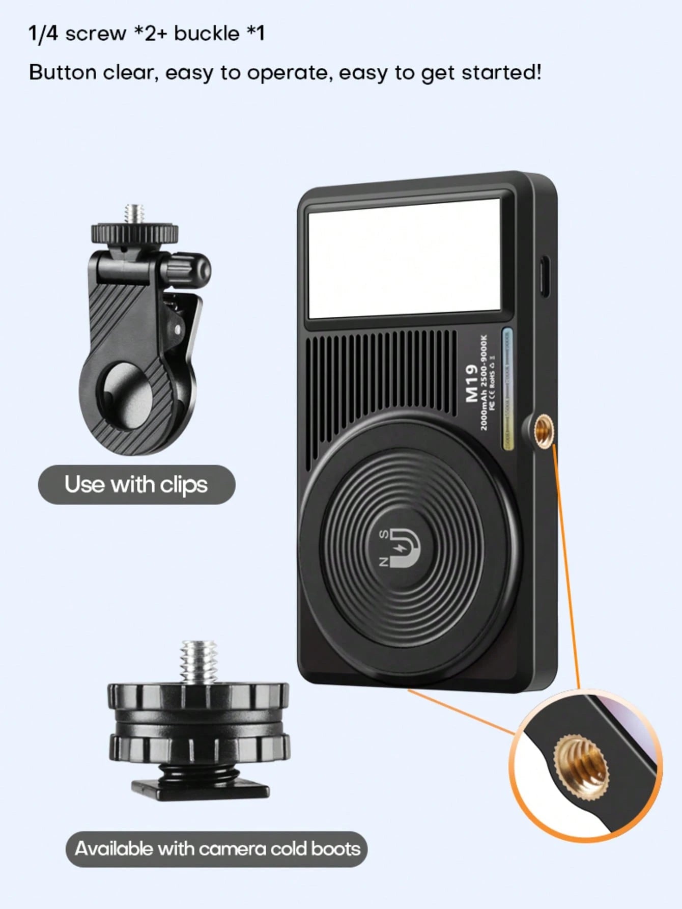 High-Power LED Ring Light With 3 Lighting Modes, USB & Battery Powered, Compatible With IPhone 15/14/13/12/11 Pro Xs, A72/A71/A52/A51, For Smartphones, Cameras, Video Conferencing, Adjustable Clip-On
