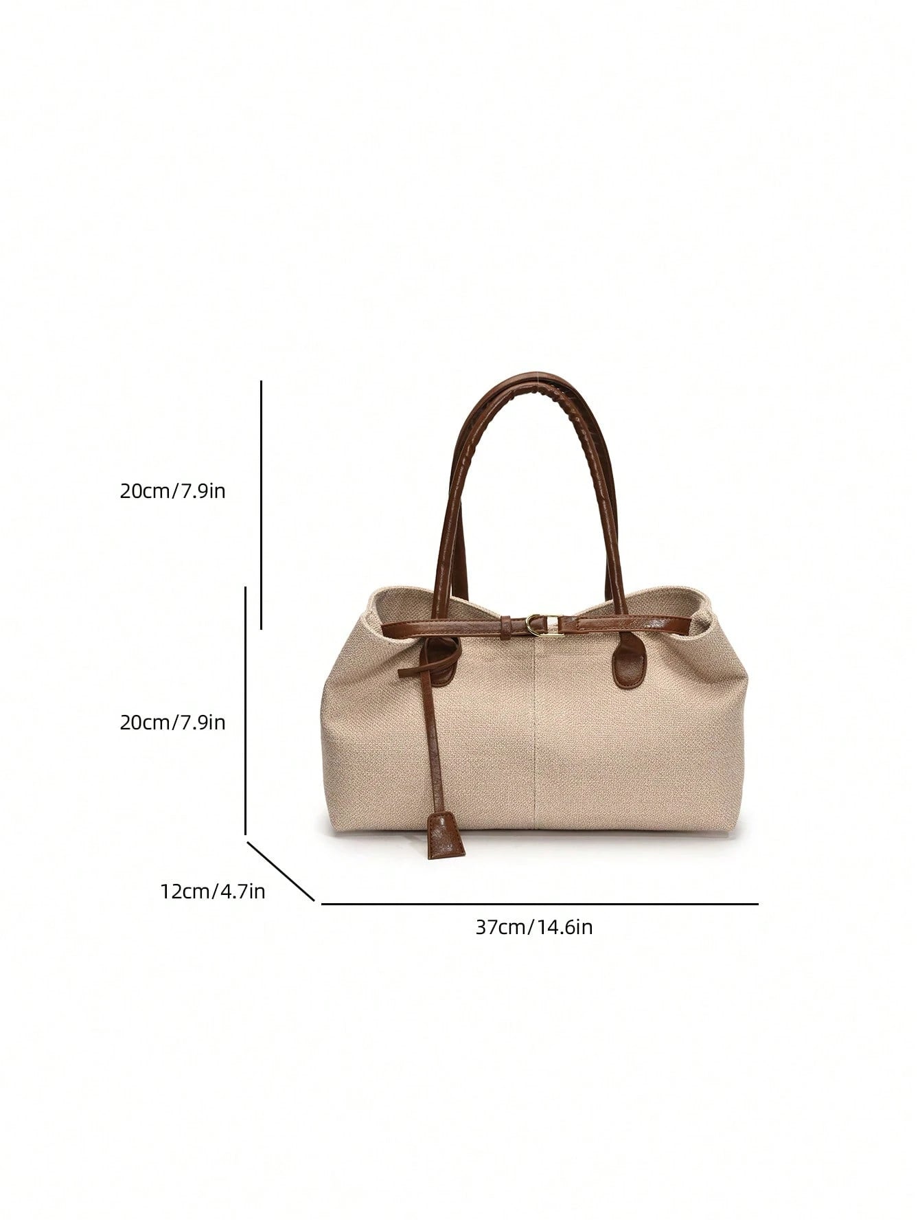 High-Quality Minimalist Fashion Hot Selling New Chic Large Capacity Refined Exquisite Niche Design Elegant Commuting Tote Bag Suitable For Shopping, Vacation, Travel, Vintage Underarm Shoulder Tote (1