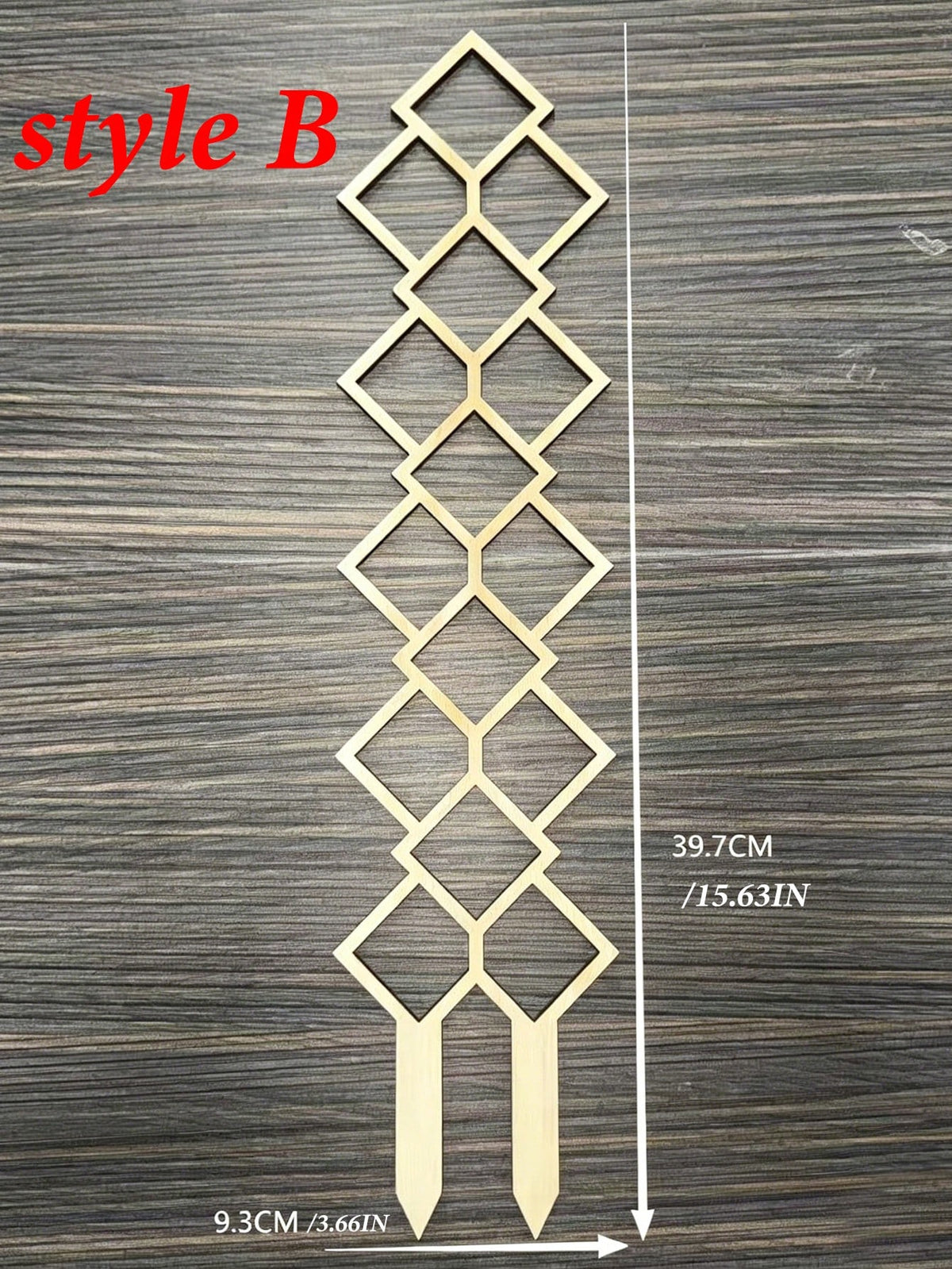 High-Strength Plant Climbing Trellis, Square Hollow Pattern, Vertical Support For Potted Vines And Flowers, Space-Saving Indoor/Outdoor Gardening Support