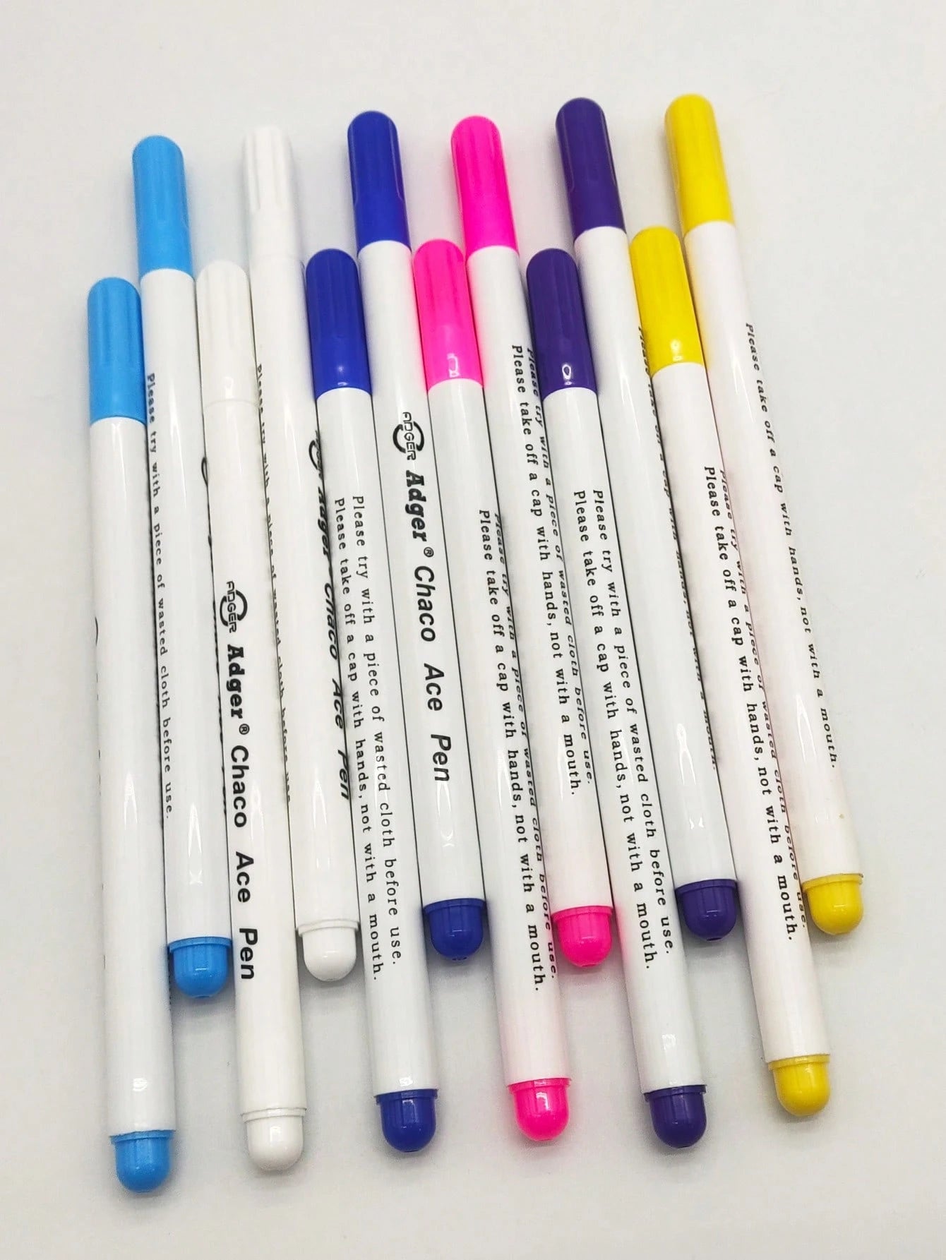 High Temperature Disappearing Marker Pen (Ink Disappears In 7-30 Days Depending On Color And Weather Temperature), Washable Colored Marking Pen, Embroidery Marking Pen With Water-Soluble Ink, Self-Era