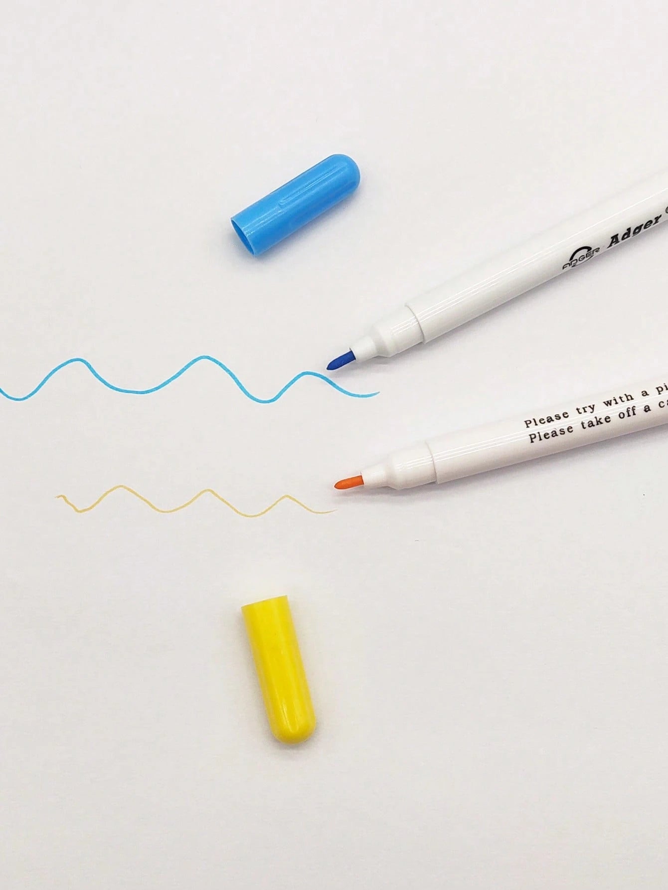 High Temperature Disappearing Marker Pen (Ink Disappears In 7-30 Days Depending On Color And Weather Temperature), Washable Colored Marking Pen, Embroidery Marking Pen With Water-Soluble Ink, Self-Era