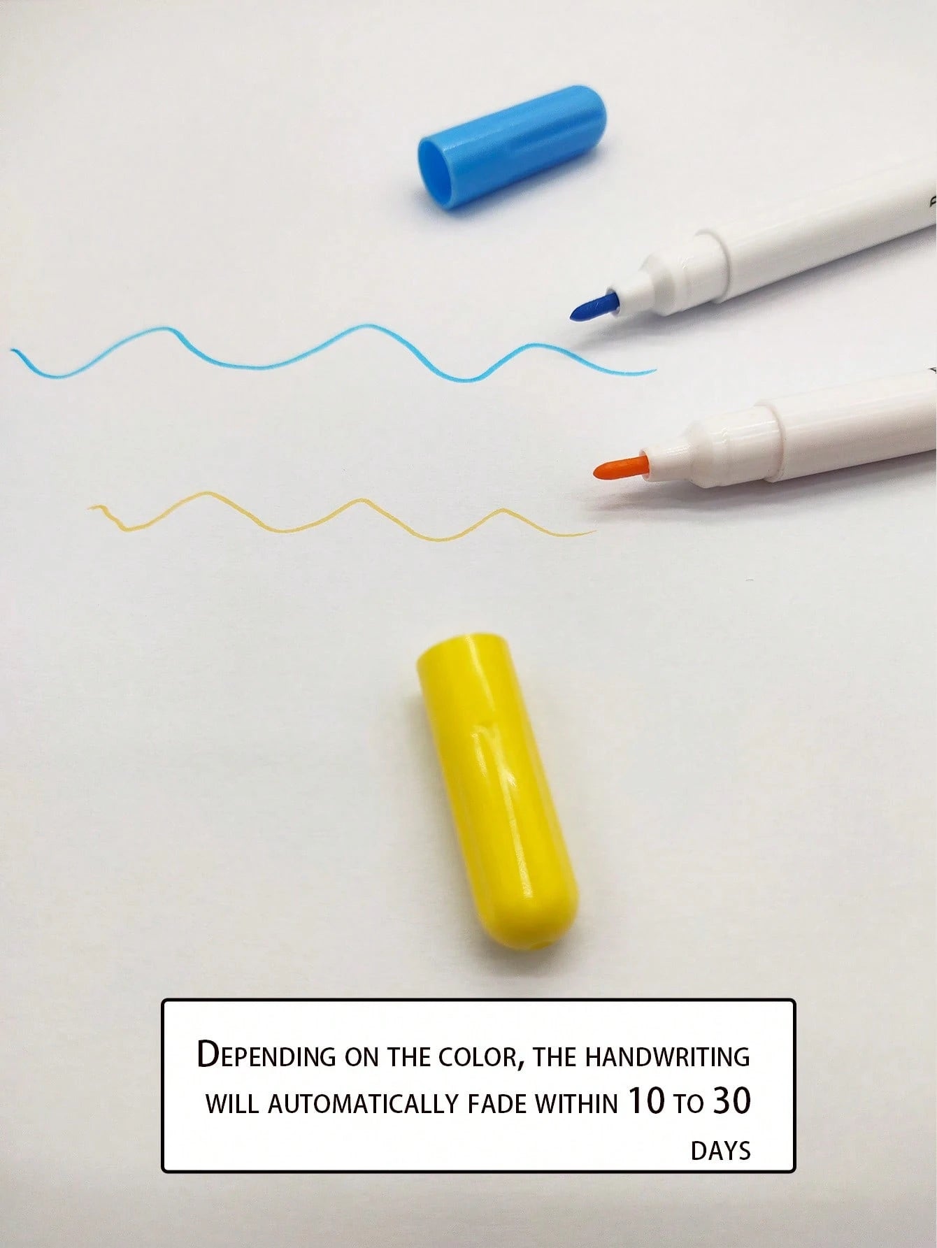 High Temperature Disappearing Marker Pen (Ink Disappears In 7-30 Days Depending On Color And Weather Temperature), Washable Colored Marking Pen, Embroidery Marking Pen With Water-Soluble Ink, Self-Era