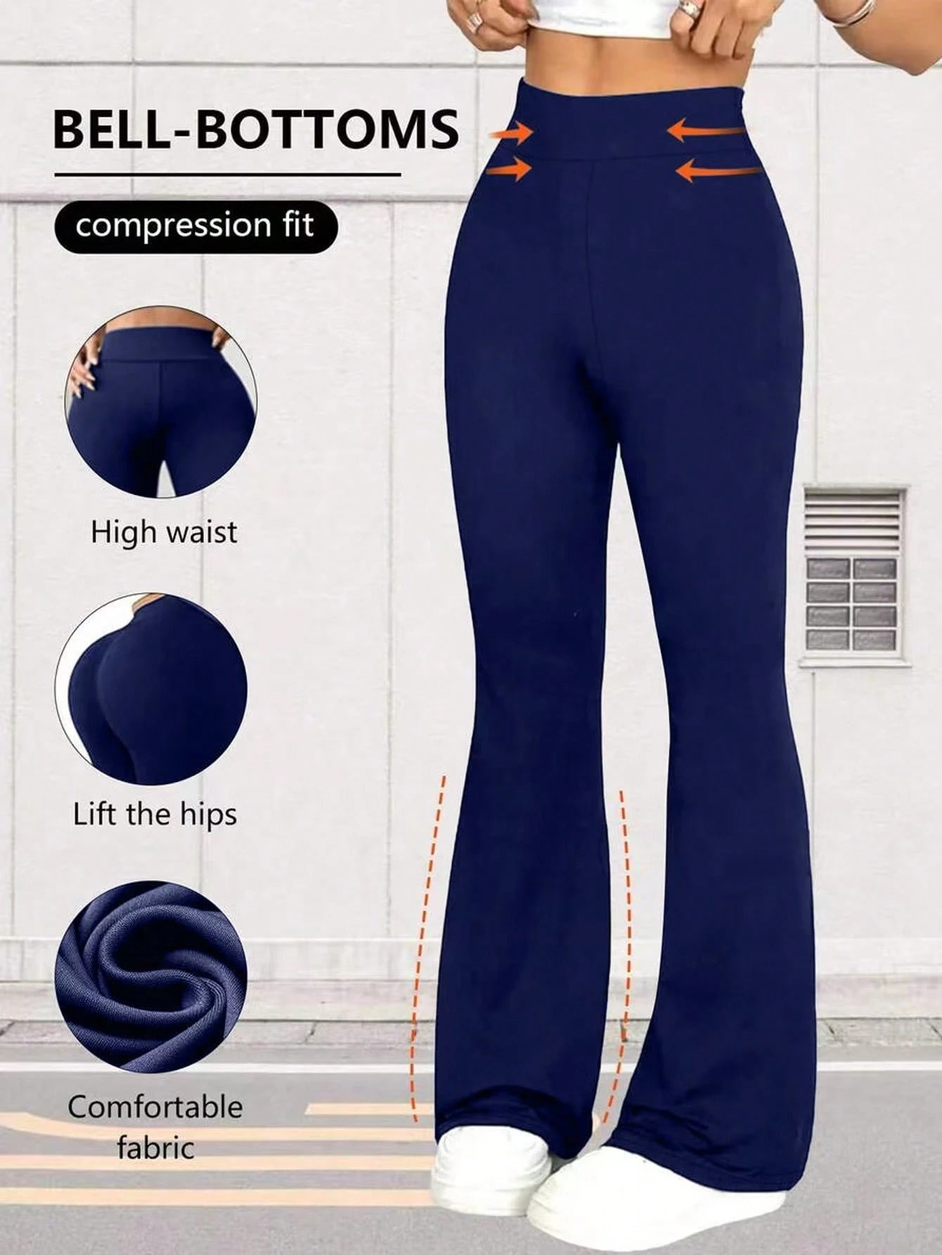 High Waist Flare Yoga Leggings Tight Fitness Wide Leg Pants For Women Spring Sports