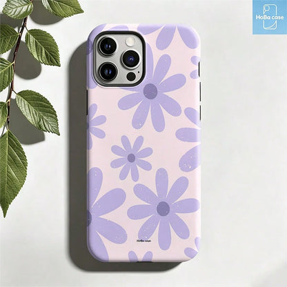 HoBa case 1pc 2D Flat Pattern 2-In-1 Soft Film Full Coverage Hard Phone Case, Compatible With Galaxy A23/A24/A25/A32/33/S25, Compatible With Apple 7/8/11/12/13/14/14Plus/15/15Plus/16/16Plus/7/8Plus/17