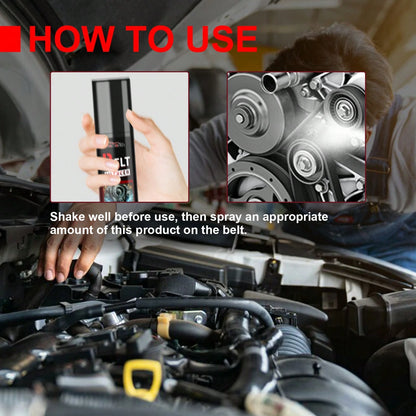 Homonth Car Engine Belt Noise Reducer, Car Engine Belt Noise Elimination And Maintenance Lubricant