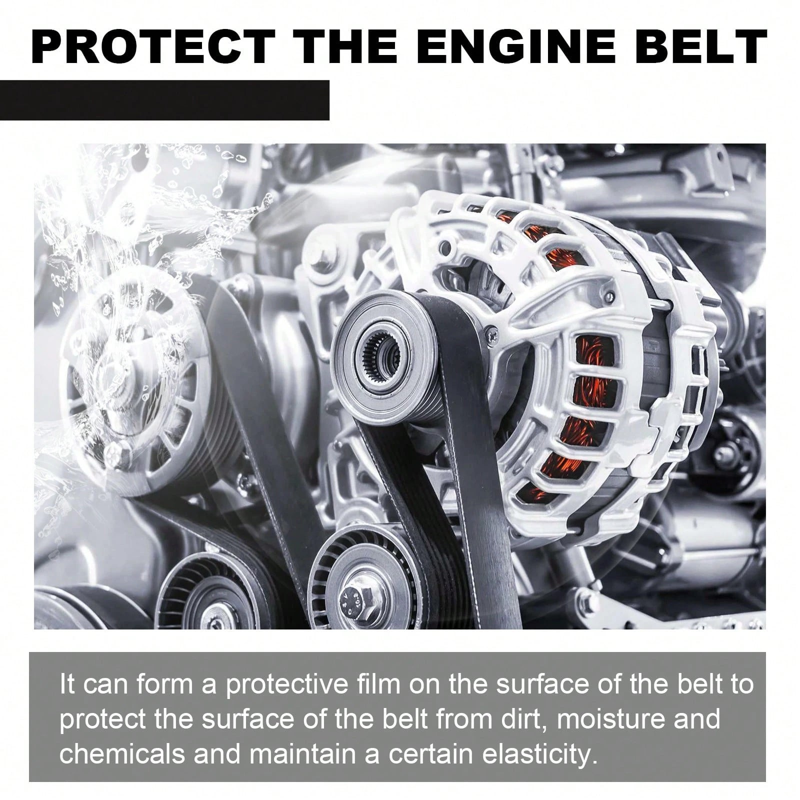 Homonth Car Engine Belt Noise Reducer, Car Engine Belt Noise Elimination And Maintenance Lubricant